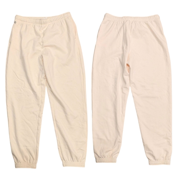 Senita Athletics Pants - Senita Athletics The Classic Sweatpant Joggers Jet Stream Cream Size Medium NWOT